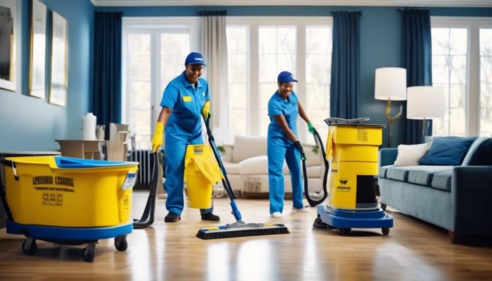 highly skilled professionals clean